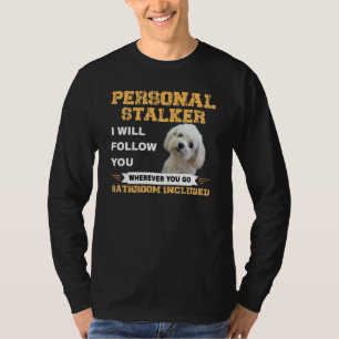 Camiseta Dueño de perro maltés tras cita de papá papá papá 