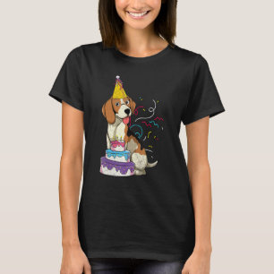 Camiseta Dueño de perro Mascota fiesta de cumpleaños Beagle