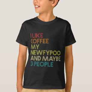 Camiseta Dueño de perro Newfyo amante del café cita diverti