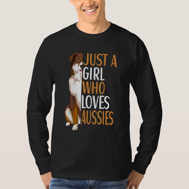 Camiseta Dueño de perro pastor australiano Aussie (Anverso)