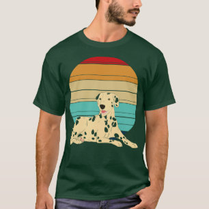 Camiseta Dueño de perro Pet Lover Raza de perro retro Dalma