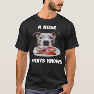 Camiseta Dueño de Perro Pitbull Divertido Una Nariz Siempre