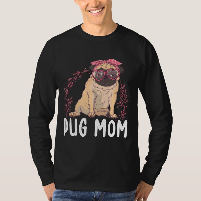 Camiseta Dueño de perro Pug Mom Essential T-Shirt 142 (Anverso)