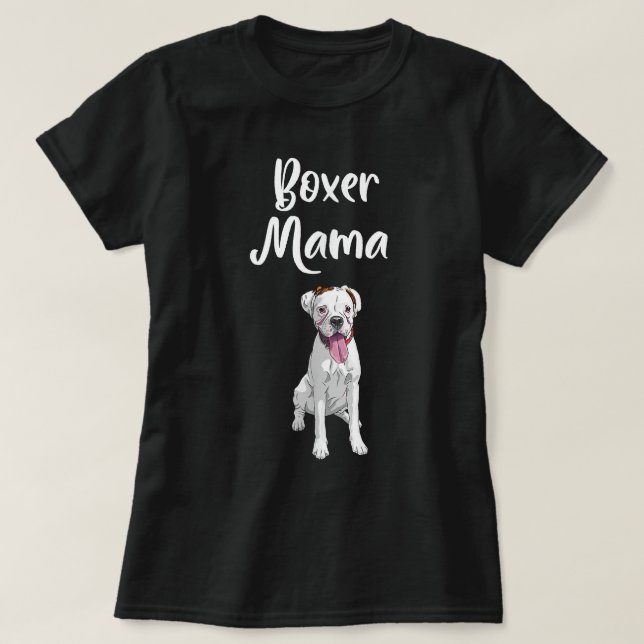 Camiseta Dueño de perro Regalos Perro Mamá Boxer Perro grac (Diseño del anverso)
