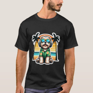 Camiseta Dueño de perro terrier tibetano Vibraciones de ver