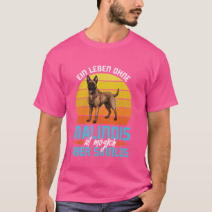 Camiseta Dueño de perro UNA VIDA MALINOIS ES ABSURDO Malin
