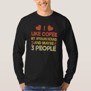 Camiseta Dueño de perro vintage como café amor casa afgana