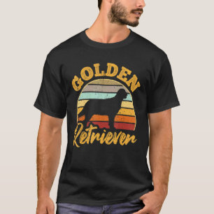 Camiseta Dueño de perro vintage retro Golden Retriever