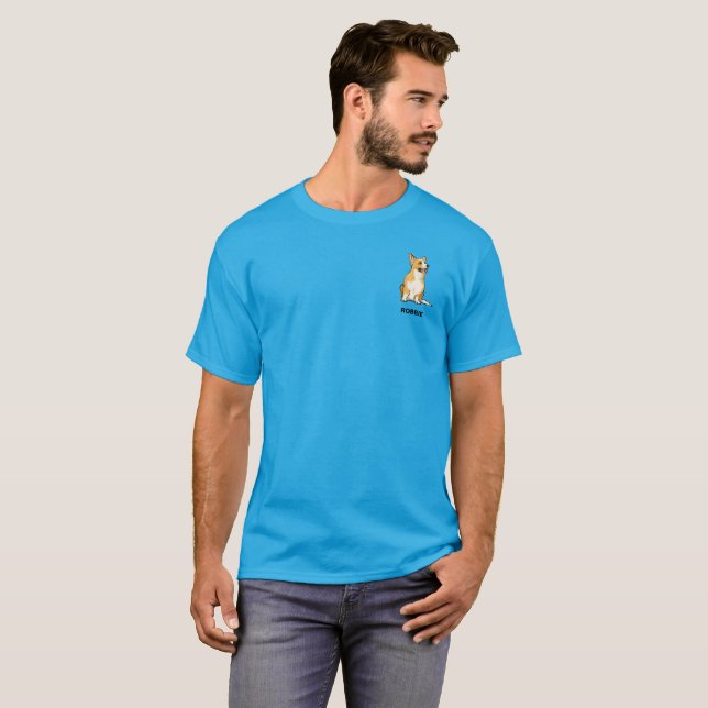 Camiseta Dueño de perro welsh corgi pembroke (Anverso completo)
