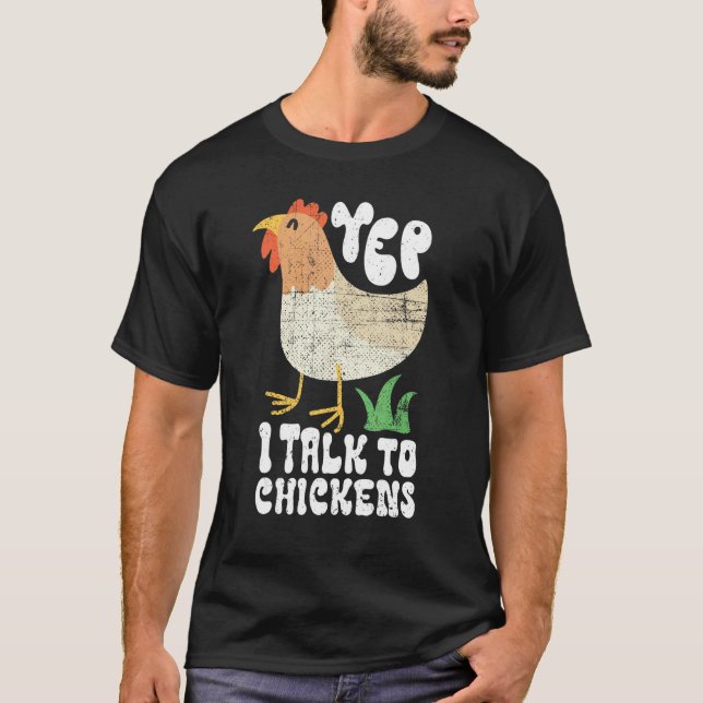 Camiseta Dueño de pollo   pollo   pollo (Anverso)