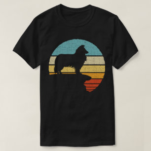 Camiseta Dueño de Rough Collie Retro Vintage 60s 70s Amante