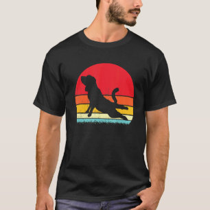 Camiseta Dueño de sabuesos pose de yoga Beagle Yoga
