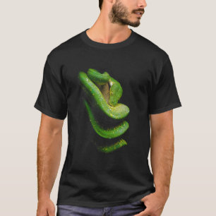 Camiseta Dueño de serpiente pitón de árbol verde Streetwear