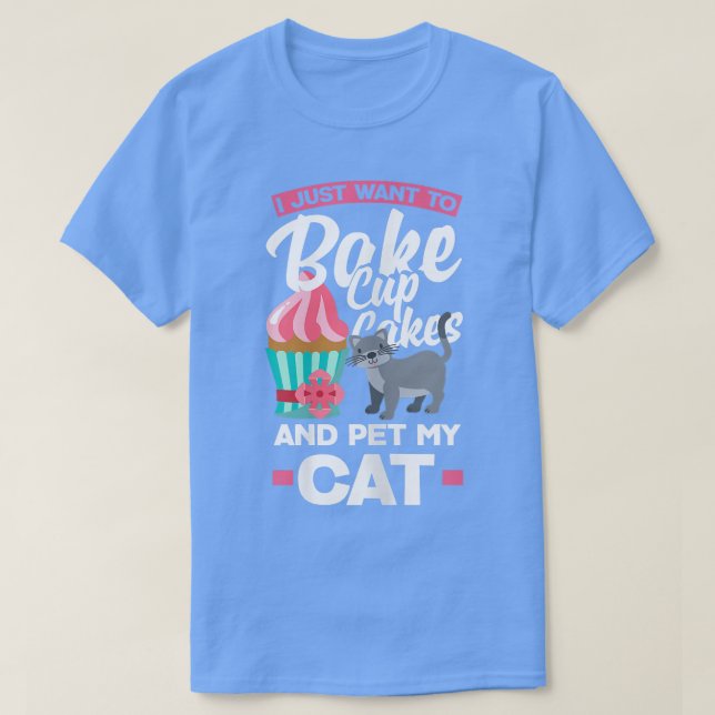 Camiseta Dueño de un gato de pastelería para mujeres 2930 (Diseño del anverso)