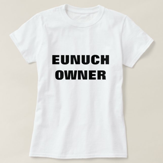 CAMISETA DUEÑO DEL EUNUCO (Diseño del anverso)