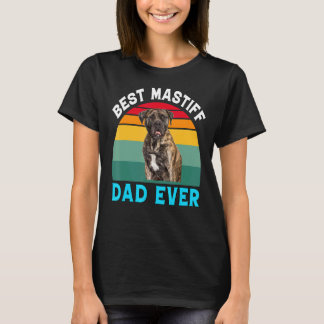 Camiseta Dueño del Mascota Bullmastiff Mejor Padre Mastiff