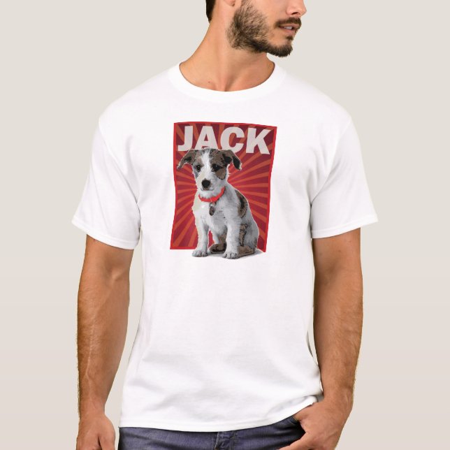 Camiseta Dueño del mascota de Jack Russell Terrier (Anverso)