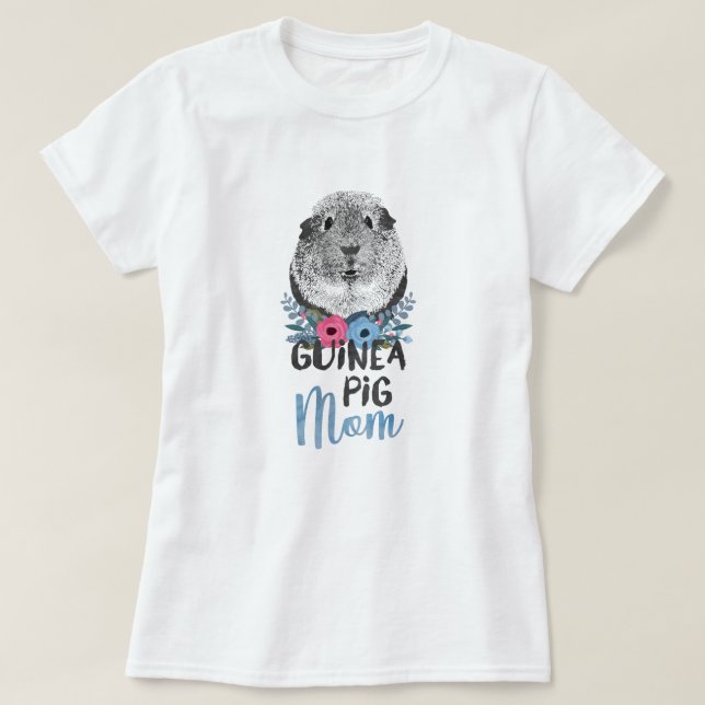 Camiseta Dueño del mascota de la mamá del conejillo de (Diseño del anverso)