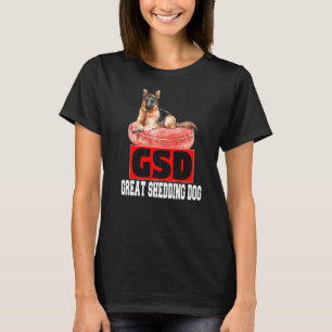 Camiseta Dueño Del Mascota Del Pastor Alemán Gsd Gran Perro