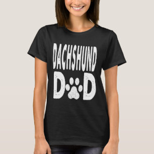 Camiseta Dueño del perro Dachshund Dad