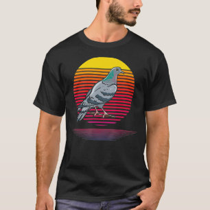 Camiseta Dueño del pichón retro Lover Gifts Pigeon Love Gif