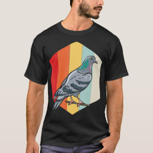 Camiseta Dueño del pichón retro Lover Gifts Pigeon Love Gif