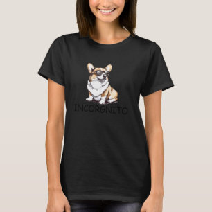 Camiseta Dueño Divertido de Corgi Galés Incorgnito Amante d