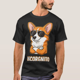 Camiseta Dueño Divertido Perro Corgi Galés Incógnito Humor 