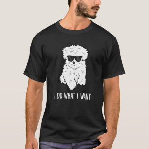Camiseta Dueño maltés de perros que hago lo que quiero un m