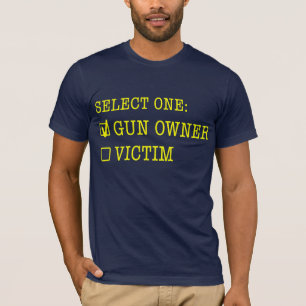 Camiseta Dueño o víctima de arma