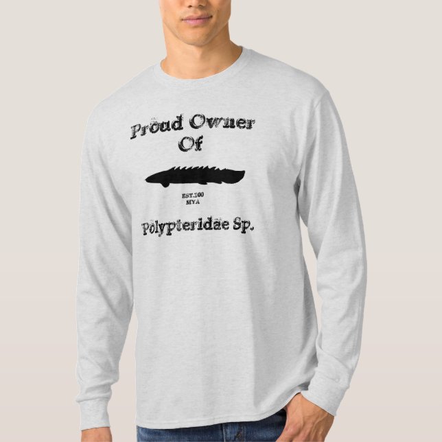 Camiseta Dueño orgulloso de un Polypterus (Anverso)