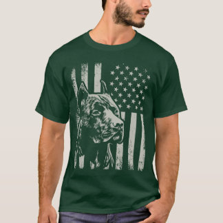 Camiseta Dueño Orgulloso Patriótico de Pit Bull Amante Band