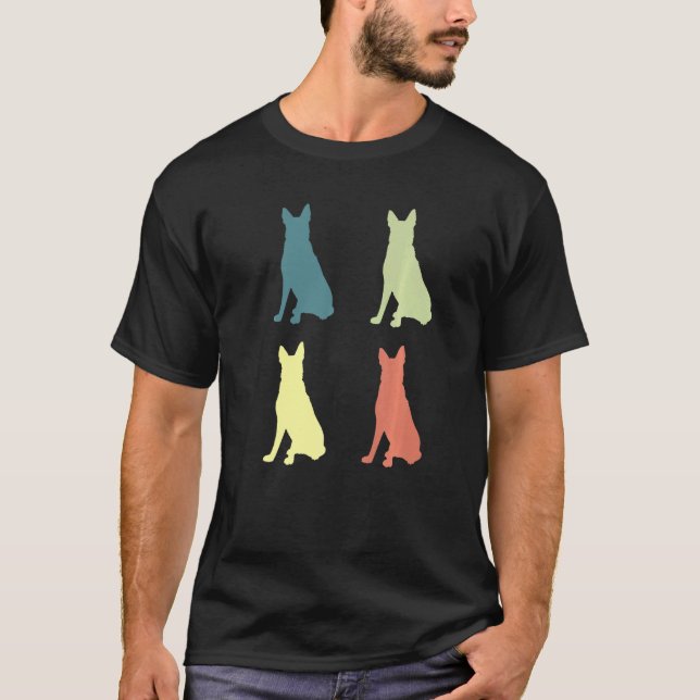 Camiseta Dueño retro alemán de espantos de pastor (Anverso)