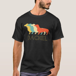 Camiseta Dueño retro de perro de Dachshund alemán