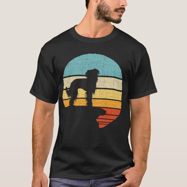 Camiseta Dueño retro vintage de cachorro chino (Anverso)