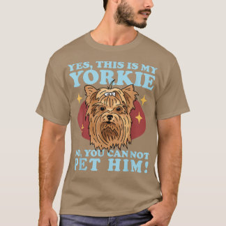 Camiseta Dueño Terrier Perro De Yorkie Yorkshire Esta Es Mi