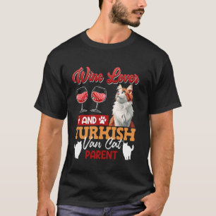 Camiseta Dueños de gatos AMANTES DEL VINO Y PADRES DE GATOS