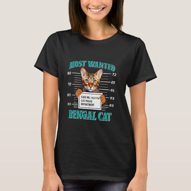 Camiseta Dueños de gatos bengalí AMADOS DUEÑOS DE GATOS BEN (Anverso)