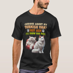 Camiseta Dueños de gatos CURIOSOS POR MI TURCO DE VAN Diver