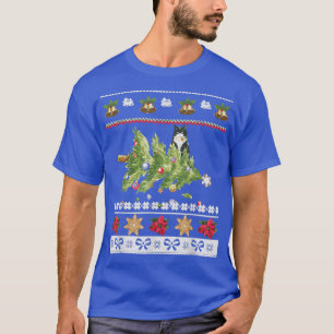Camiseta Dueños de gatos felices navidades vacaciones de in