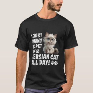 Camiseta Dueños de gatos SOLO QUIEREN ACARICIAR A MI GATO P