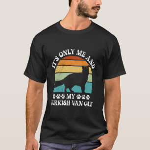 Camiseta Dueños de gatos SOLO SOY YO Y MI GATO VAN TURCO Vi