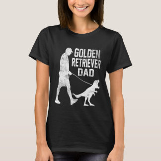Camiseta Dueños de perros de dinosaurios del Golden Retriev
