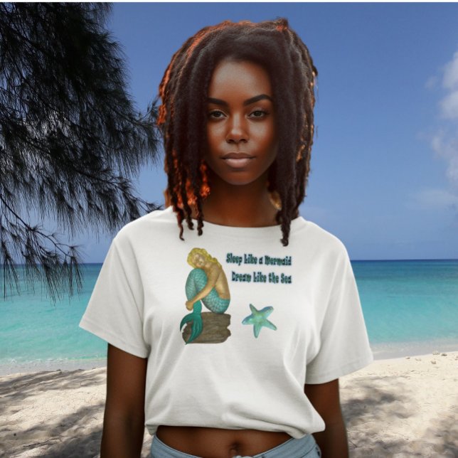 Camiseta Duerme como sirena (Subido por el creador)