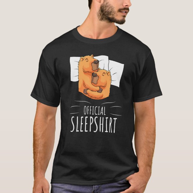 Camiseta Duerme oficial de Capybara 1 (Anverso)