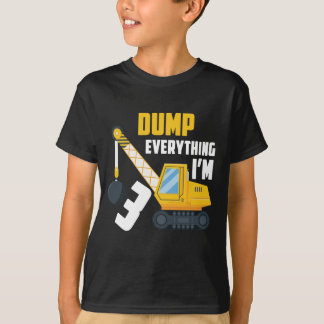 Camiseta Duerme todo lo que tengo 3 años, regalo de adolesc