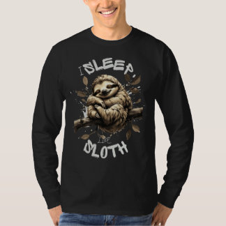 Camiseta Duermo como perezoso, amante perezoso, amante de l