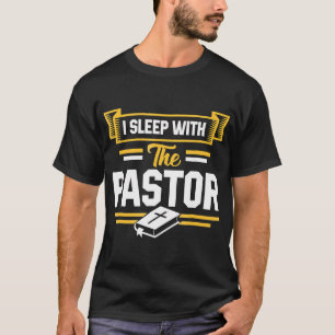 Camiseta Duermo con T-Shir, esposa del pastor gracioso