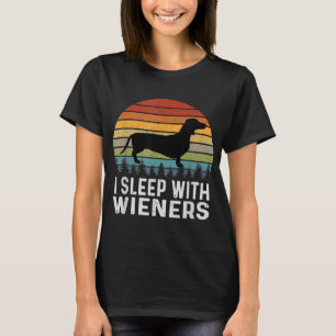 Camiseta Duermo Con Wieners Divertido Doxie Dachshund