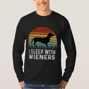 Camiseta Duermo Con Wieners Divertido Doxie Dachshund